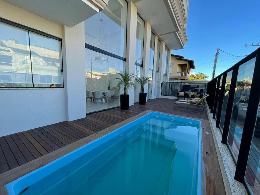Apto Novo, Com Piscina, 250M Da Praia บอมบินญัส ภายนอก รูปภาพ